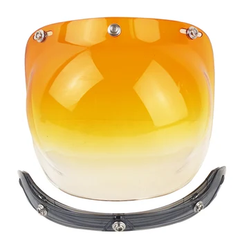 

Viseira bolha open face helmet visor vintage motorcycle helmet bubble shield Windshield for TORC Biltwell