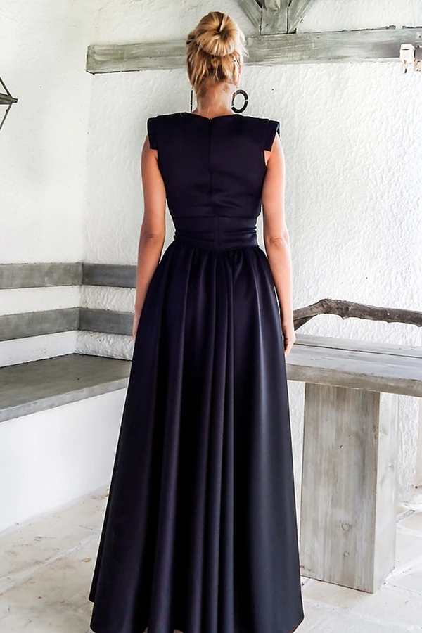 Navy-Sophisticated-Party-Queen-High-Low-Dress-LC61918-5-4