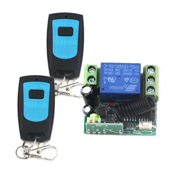 

Factory Price! Wireless 1 Way ON/OFF DC 12V Lamp Remote Control Switch Receiver Waterproof Transmitter SKU: 5265