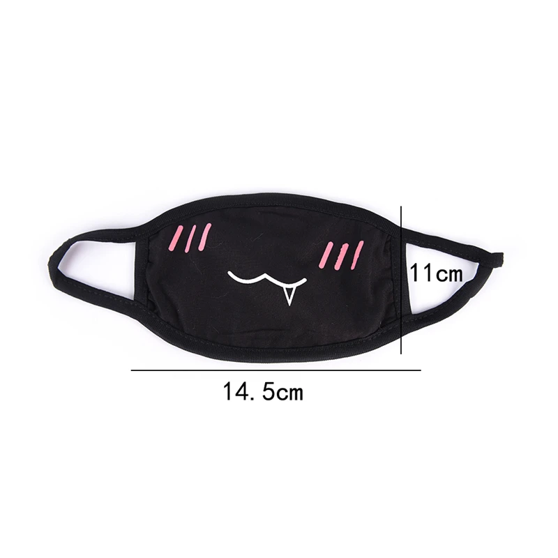 Fashion Expression Mouth Mask Anime Cotton Mouth Mask Unisex Mask Mouth-muffle Dustproof Respirator Cute Anti-Dust Mouth Covers