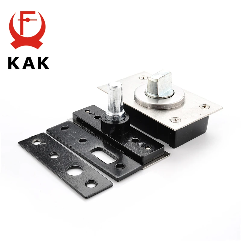 KAK 360 Degree Revolving Door Hinge 90 Degrees Positioning Hidden Floor Pivot Hinges For Furniture Hardware