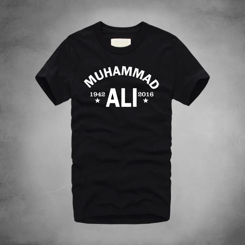 محمد علي Mma ملابس كاجوال للرجال أعظم اللياقة البدنية قصيرة الأكمام تيشيرت مطبوع قميص زائد حجم أوم التي شيرت تي شيرت