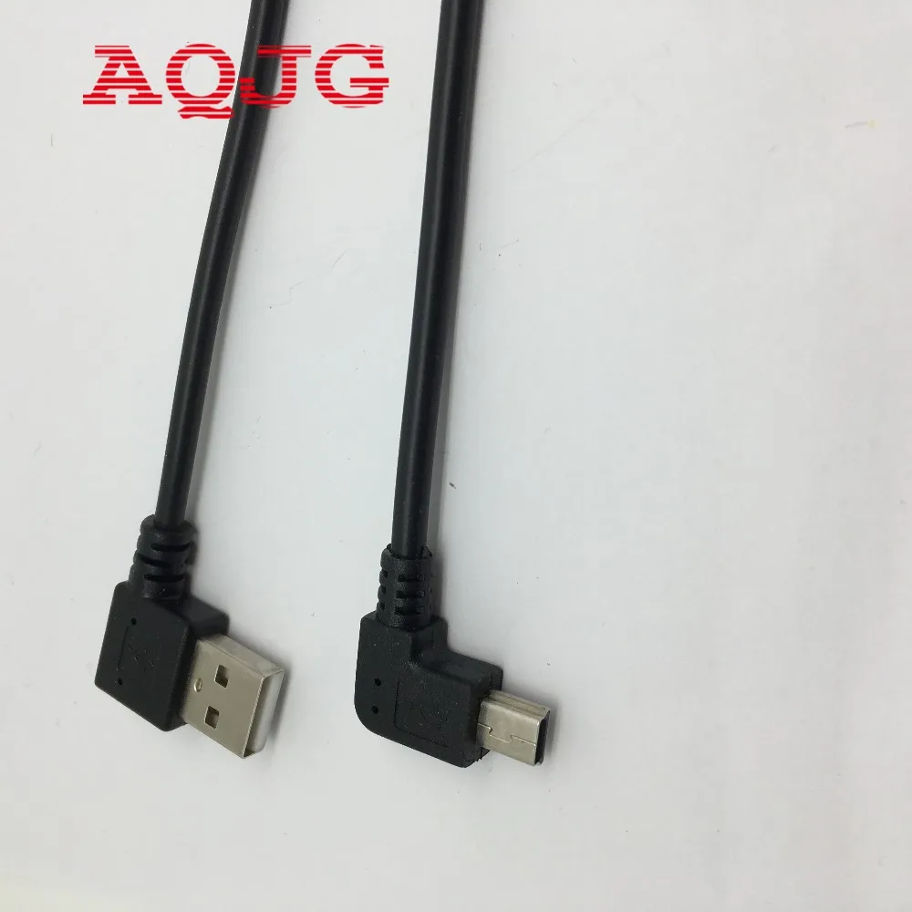 10 pcs ���� 90�� USB 2.0 ���� �̴� USB ���� Ȯ�� �̴� USB ���̺� 27 cm ��ȸ�� USB2.0 ���̺� AQJG
