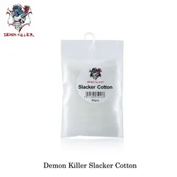 (60 шт./лот) Demon Killer Slacker хлопок 60 шт. безвкусный хлопок чистый вкус без красителя для RDA RDTA RTA восстановить Vape испаритель