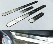 For SUBARU XV 2012 2013 2014 Door Sill Scuff Plate Sills Guards welcome pedal Threshold pad tread plate fast air ship