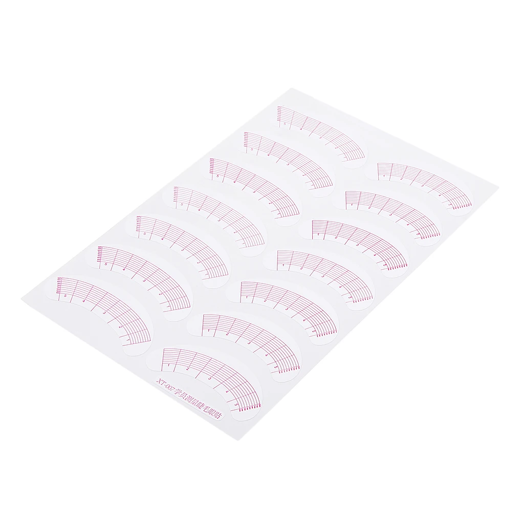 35 Pairs Eyelash Extensions Pads Stickers Patches Tool Lashes Measurement