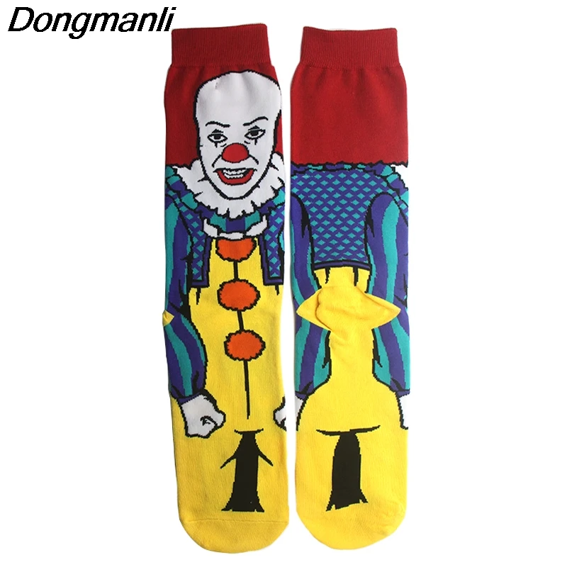 

P3869 1 Pair Fashion Personalised Socks Clown Funy Socks Unisex Socks