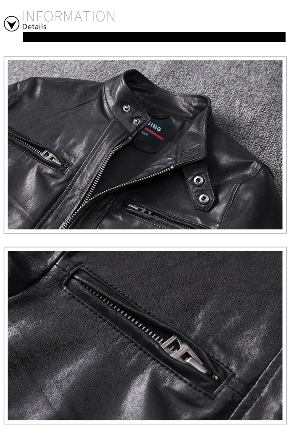 Holyrising Genuine Leather Jacket Men Coats Genuine Sheepskin Leather Male Motorcycle Leather Jacket Winter Coat 18908-5 sheepskin leather jacket mens