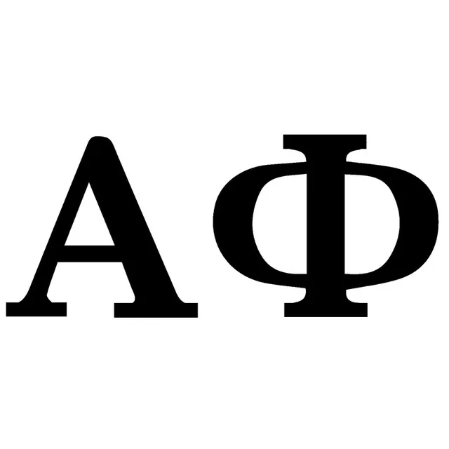 14.6X6.2CM ALPHA PHI SORORITY Funny Vinyl Decal Car Sticker Car styling