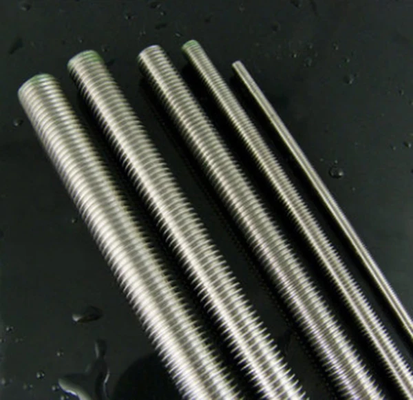 

M6 M8 M10 full thread steel rod pontil Length 20-250mm 304 stainless long steel pole screw bolt bar 3D printer light hanger