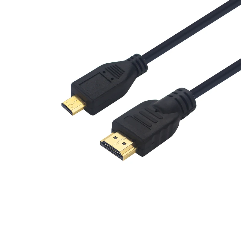 Micro HDMI к HDMI кабель V1.4 1,5 м Папа-папа позолоченный HDMI адаптер Шнур для планшета HDTV Android Phone Raspberry Pi 4