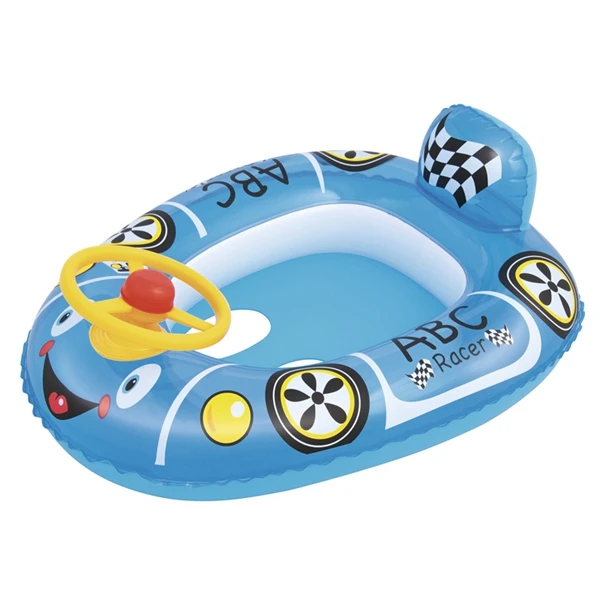 Надувные Racer детское сиденье лодка с роговыми пуговицами для плавания надувной поплавок воды игрушки Fun плавает бассейн надувной плот