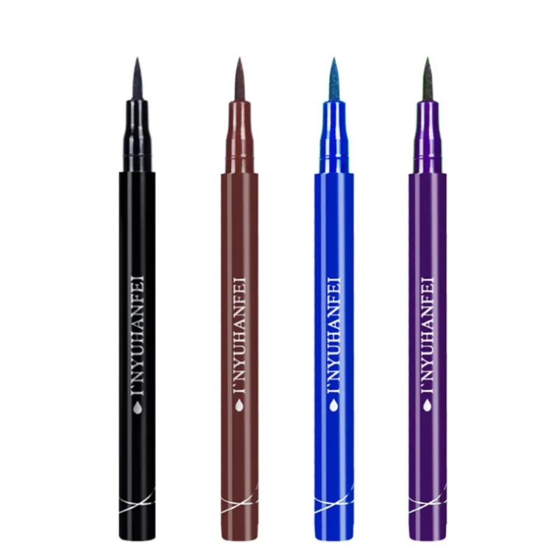 Matte Liquid Eyeliner Bright Color Waterproof Eye Liner Pencil Long