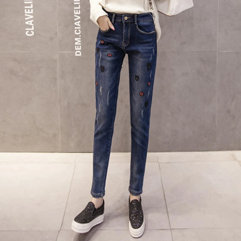 2017 Herren Schwarz Hosen Jeans Jeans Baumwolle Abnehmen 2017 Herren Schwarz Hosen Jeans Jeans Baumwolle Abnehmen