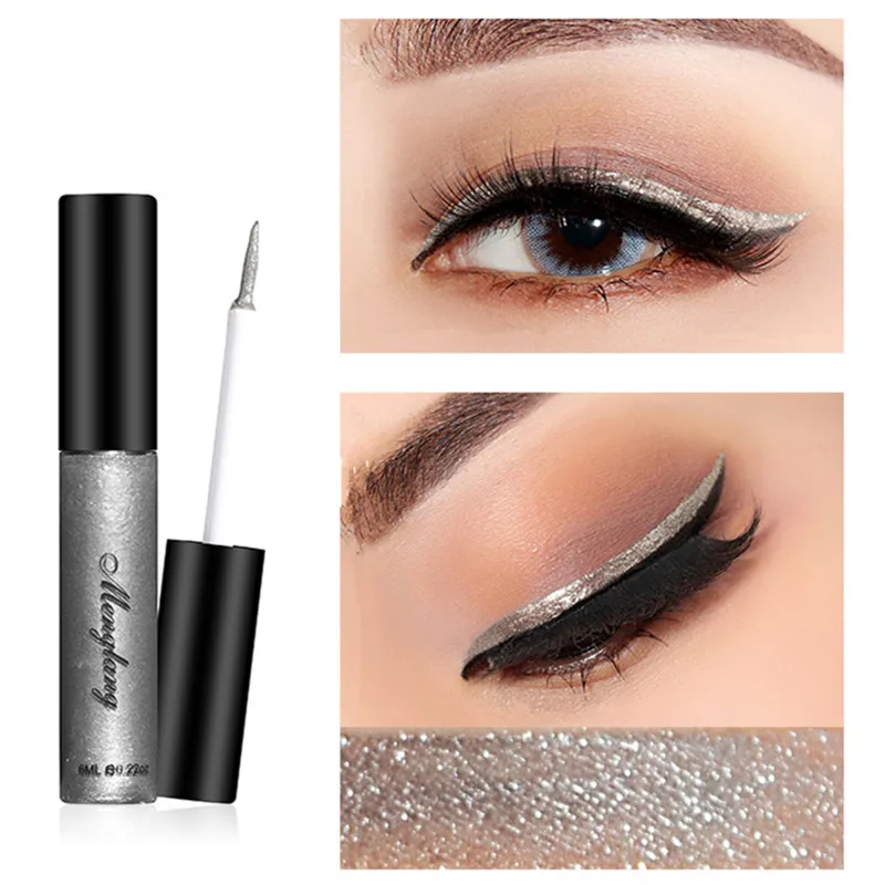 

13 Color Glitter Eyeliner Liquid Waterproof Long-lasting Bright Eye Liner Shiny White Red Blue Liquid Eyliner