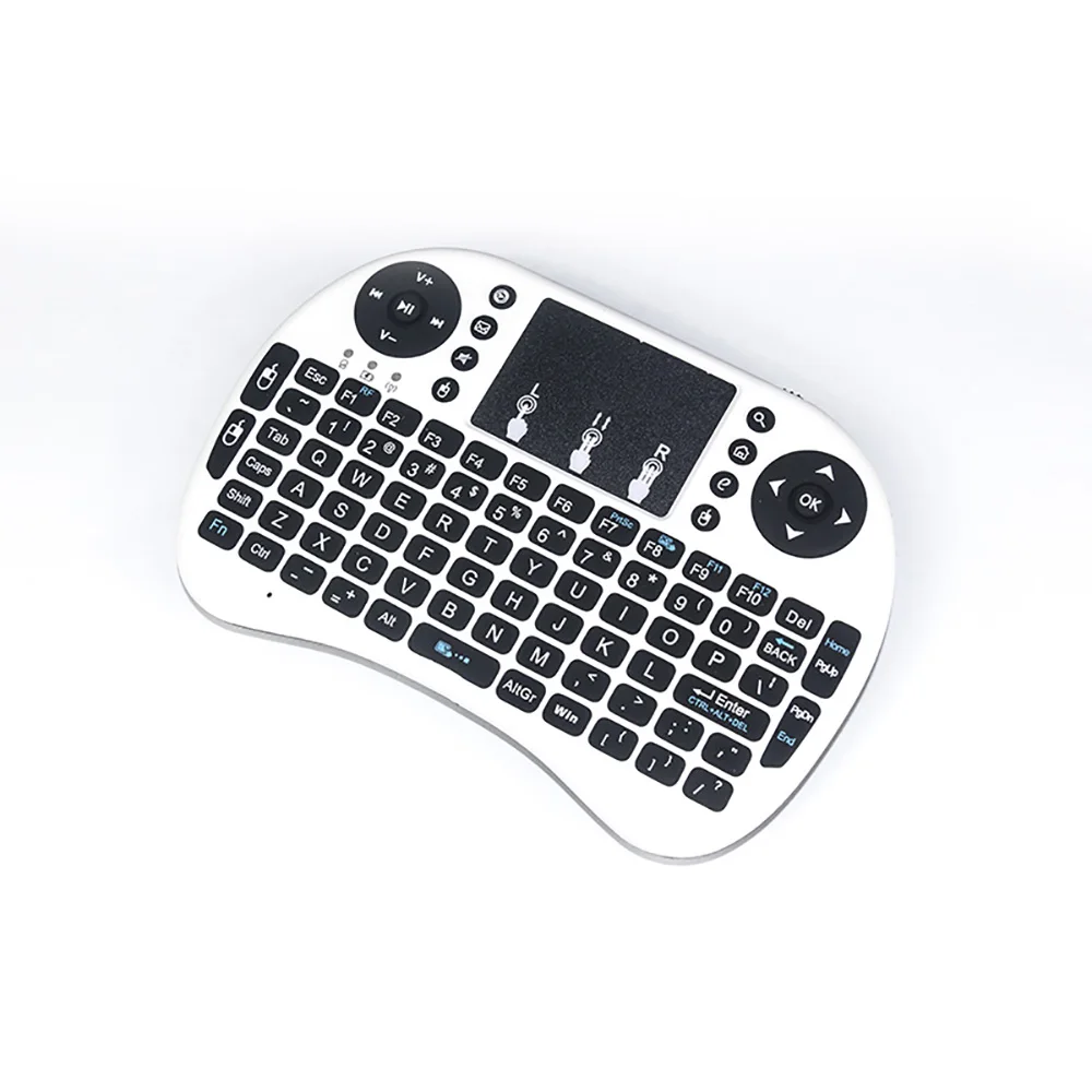 Vontar i8 Мини-Клавиатура английская литий-ионная батарея версия i8+ Air mouse пульт дистанционного управления тачпад ручной для ТВ-бокса ноутбука планшета