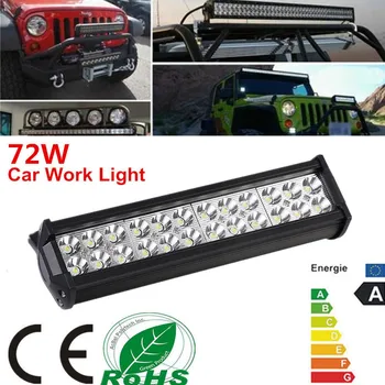 

DE Hot Sale ! CE Rohs IP67 waterproof 12Inch 72W 5760-7200LM Combo Double Rows Auto Car led Light Bars Offroad Quality Assured