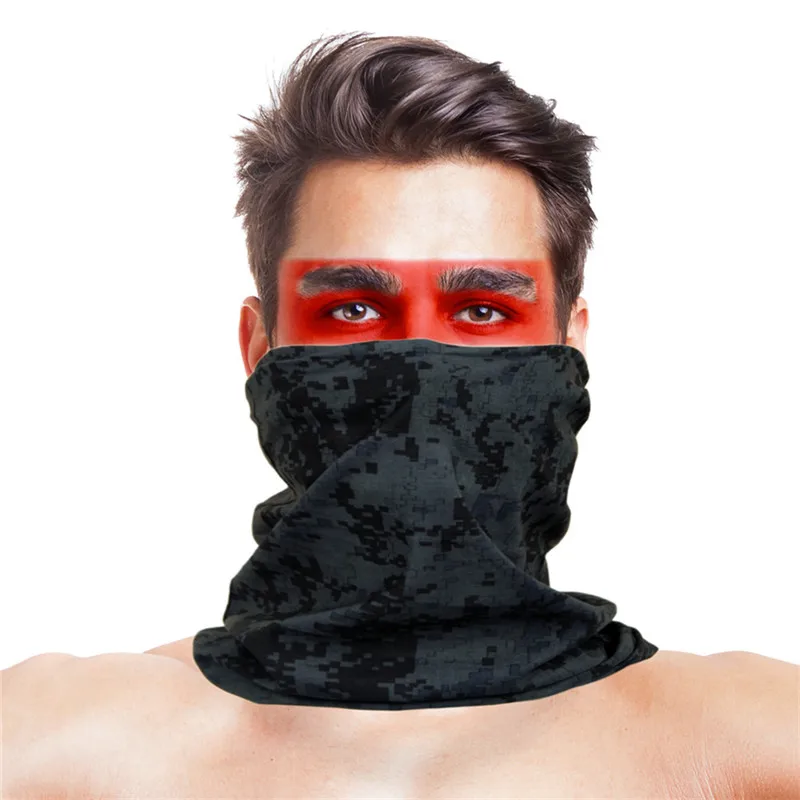

High-Jump Fishing Bandana Headwear Clothes Accessories Anti UV Keep Warm Neck Face Mask Headwear Camo Tactical Fishing Bandana