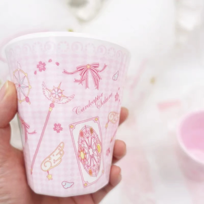 Аниме cardcaptor sakura прозрачные карты KINOMOTO SAKURA cup аксессуары