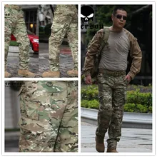 Emerson Tactical bdu Gen3 боевые штаны Emerson BDU военные армейские страйкбольные штаны Мультикам EM7019 прокладки внутри