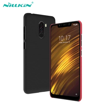 

For xiaomi Pocophone F1 Case Cover 6.18'' NILLKIN Frosted Shell Matte Hard Back Cover For xiaomi Pocophone Poco F1 Phone case