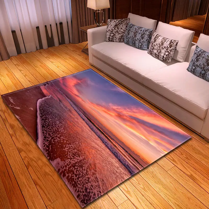 

3D Print Solid Rug Carpet Thicker Bathroom Non-slip Mat Area Rug For Livingroom Soft Child Bedroom Mat Home Decor Vloerkleed