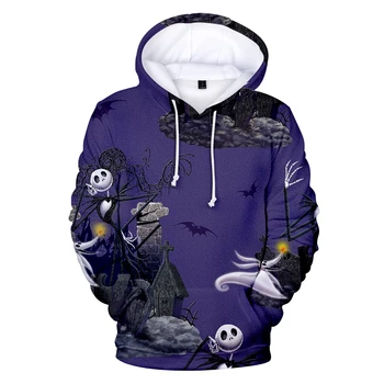 

Hot movie Nightmare Before Christmas 3D Print Hoodies Sweatshirts Boy/Girl Spring Fall Winter Long Sleeve Hoodies