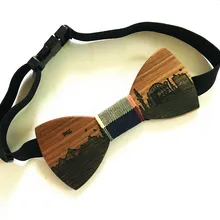 Скидка Мода ручной работы деревянный галстук-бабочка галстук как мужской, так и женский деревянный галстук мужской галстук-бабочка для Bilimi