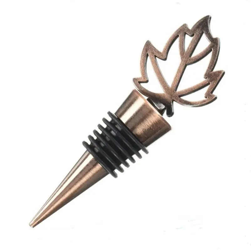 Fall in Love Wine Maple Leaves Bottle Stopper Party Souvenir Wedding