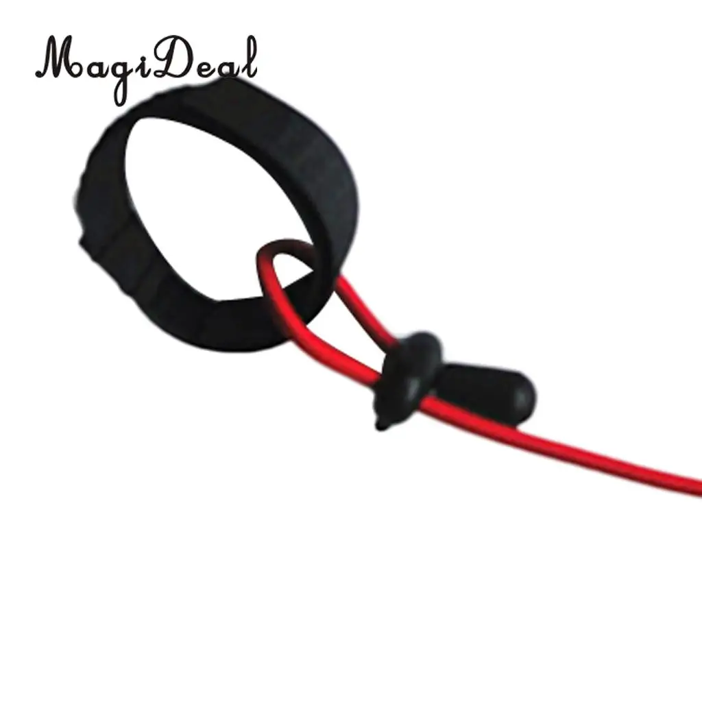 MagiDeal 4Pcs 107cm Elastic Kayak Paddle Leash Fishing Rod Holder Safety Lanyard Tether for Small Boat Canoeing Water Sport Acce