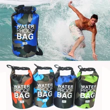 Открытый Camo Портативный Дайвинг рафтинг водонепроницаемая сумка мешок ПВХ Водонепроницаемый складная сумка для хранения плавательных принадлежностей для речной поход океан рюкзак