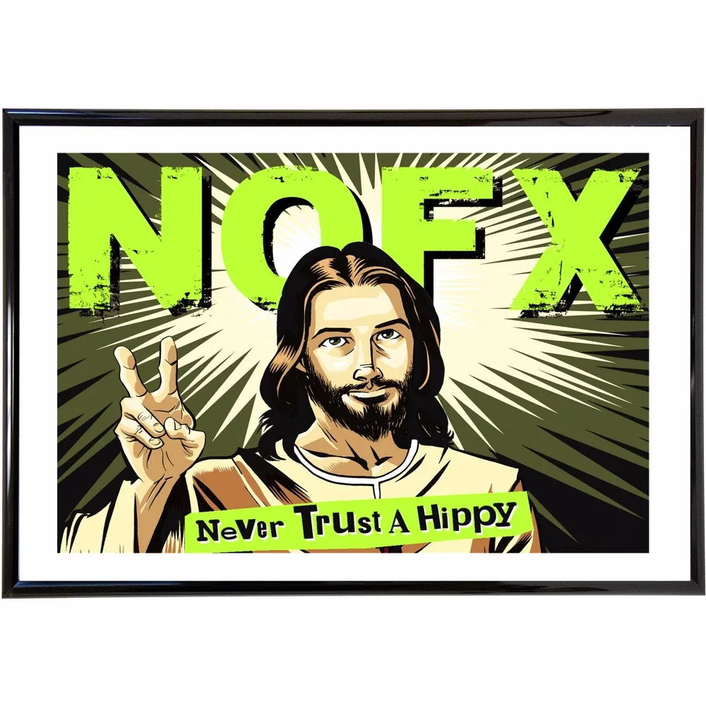 NOFX Funny Jesus Vintage Retro Posters And Prints Home Decoration