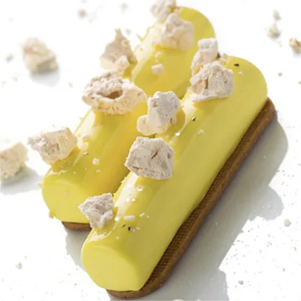 Eclair Форма Силиконовые формы для торта французские десерты белые формы для сахара десерт торт инструменты для украшения
