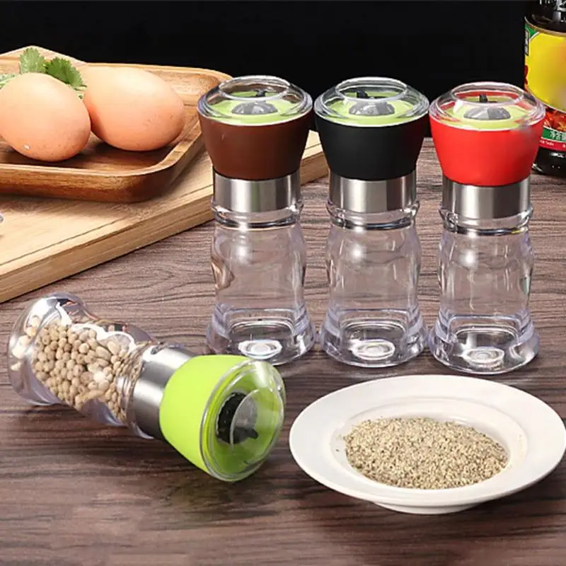 

Multiple Color Kitchen Manual Grinding Bottle Salt Pepper Mill Grinder Spice Seasoning Jar Tooling Bottle