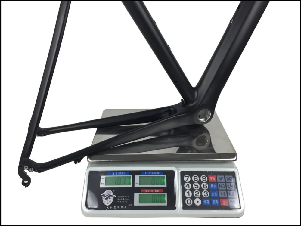 Clearance 2018 Newest T1000 Full Carbon Fiber Road Bike Frame UD Black Ultralight DI2 Carbon Road Bicycle Frameset BSA And PF30 Available 5