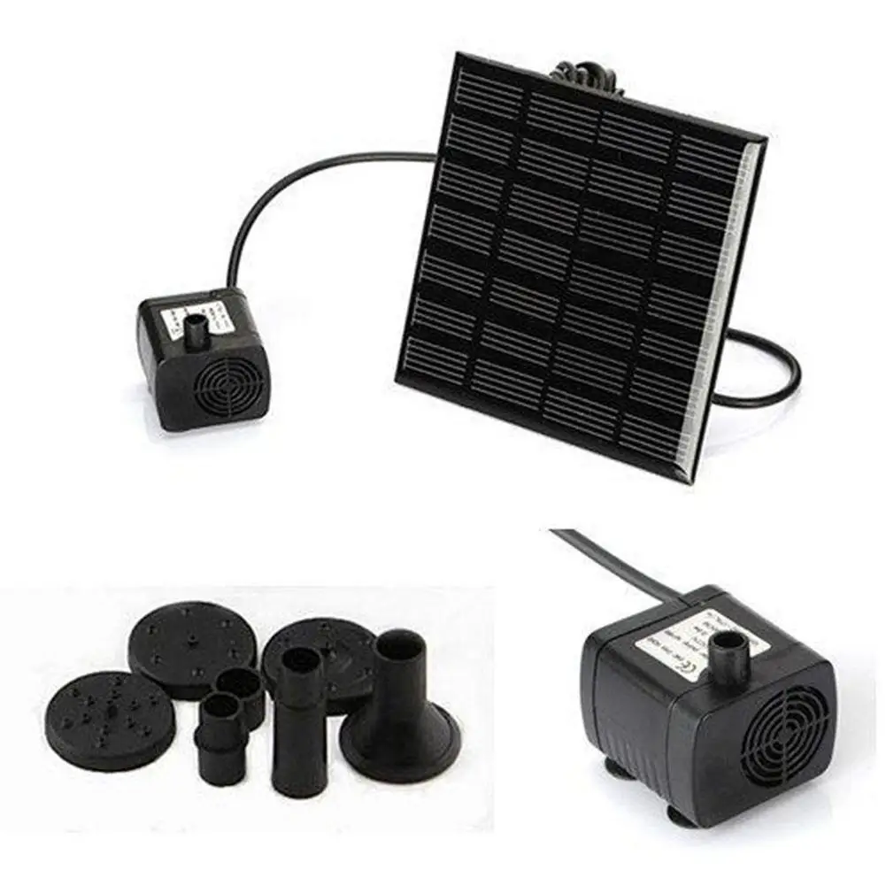 

Fountain None Water Pump Garden Pool Pond Outdoor solar Panel Fountain Garden Decoration
