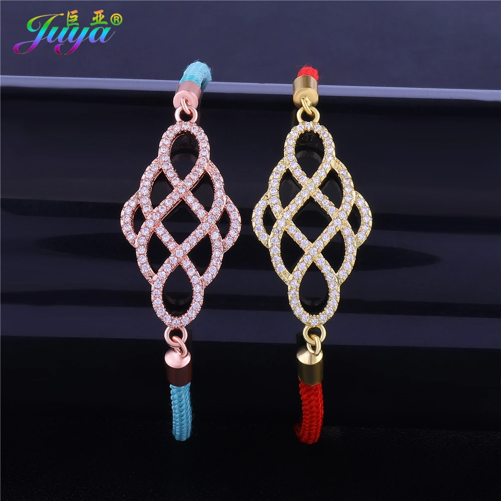 

2018 New Fashion Sailor knot Jewelry Gold/Silver/Rose Gold Micro Pave Zircon Korean Knot Charm Bracelets For Women Men Gift