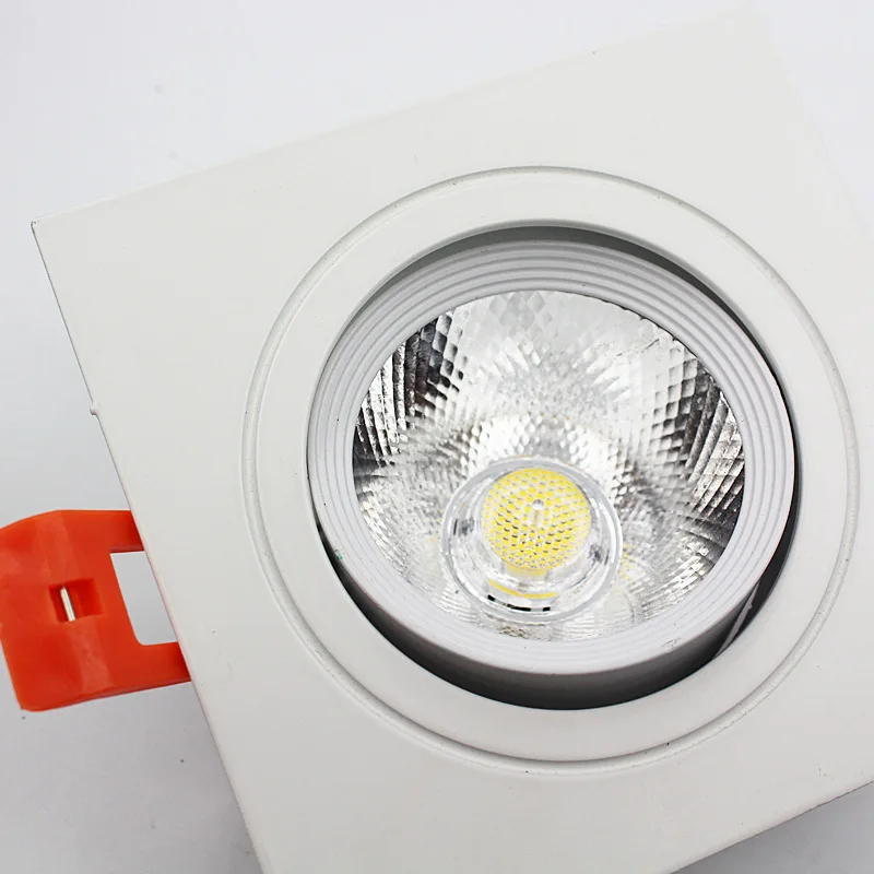 

LED lamp cob square double grille Bay light high-power ceiling ceiling thin clothing