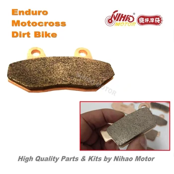 

114 Motocross Parts Front Rear Copper Brake Pads Disc brakes Enduro Kit Dirt bike spare cross for Honda CRF for Yamaha YZF