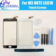 Meizu M3 Note touch screen 100% Original Digitizer glass panel Assembly Replacement for Meizu M3 Note L681H cell phone+ Tools