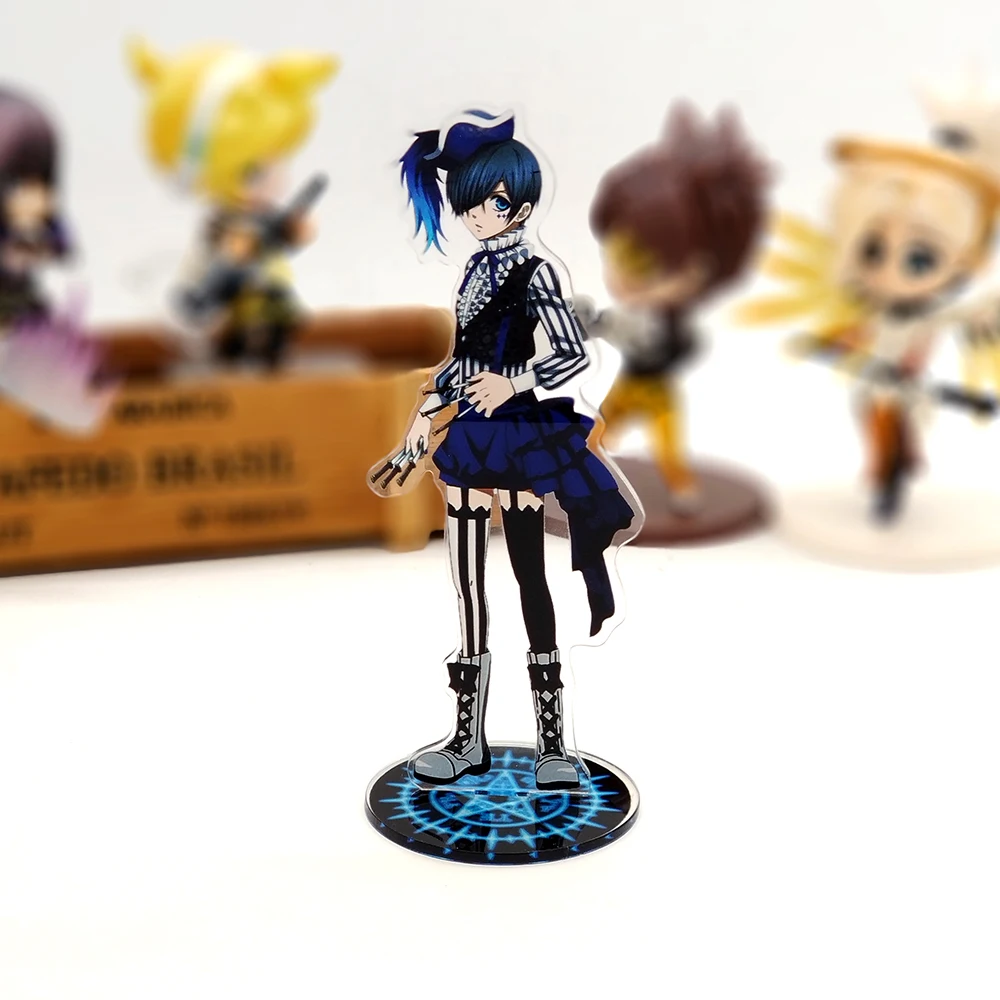 Love Thank You Black Butler Sebastian Ciel фигурка на акриловой подставке модель двухсторонняя