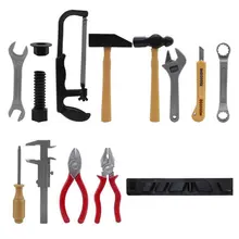 Игрушка для детей Детский подарок для дошкольников 14 шт. пластиковый молоток, ключ набор инструментов для ремонта прочный