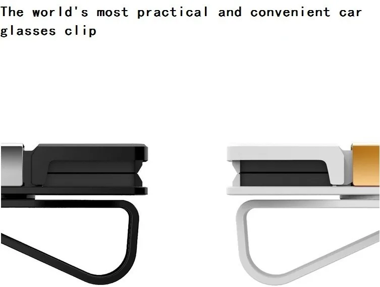 Автомобильные стильные очки держатель, горячая Распродажа ABS солнцезащитные очки клип, карта билета держатель денег, очки клип, зажим, автомобильный крюк