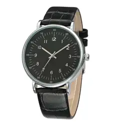 Relogio Masculino 2018 модные кожаные мужские кварцевые часы Для мужчин наручные Спорт Роскошные Лидирующий бренд Бизнес Для мужчин часы