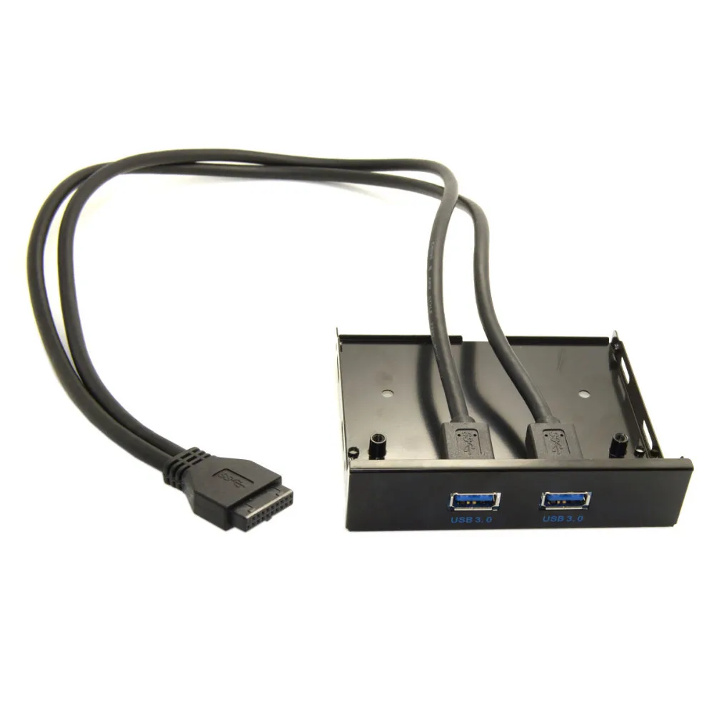 

20pin to USB 3.0 2 Port Front Panel for 3 5" Floppy Bay