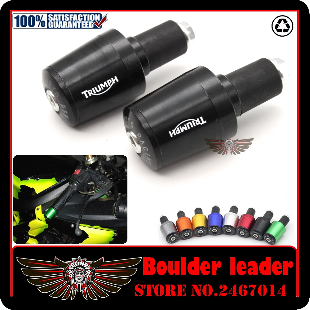 CNC 22 мм ручки руля крышка Заглушки для Triumph Daytona 675 675r 955 955i 1200 T100 T120 T595 1050 Tiger