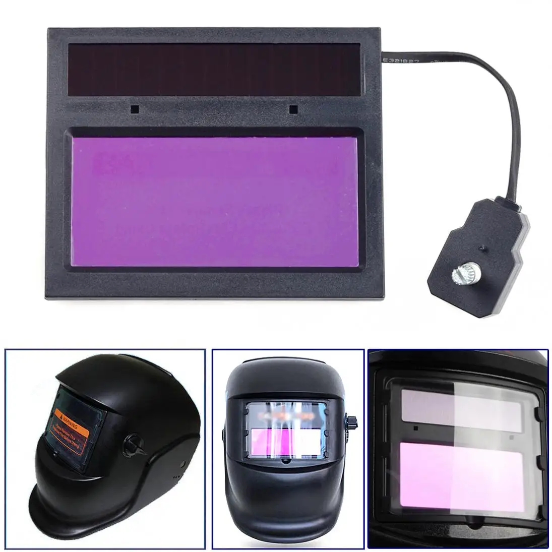 

Solar Power Auto Darkening Welding Mask / Welding Goggles / Eye Mask Filter Lens for Welding Machine and Plasma Cutting Tool