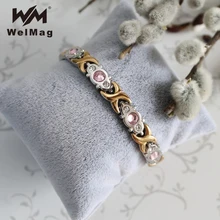 WelMag Magnetic Bracelet Bangles for Women Benefits of Germanium Bracelet Therapy for Arthritis Bio Energy Healthy
