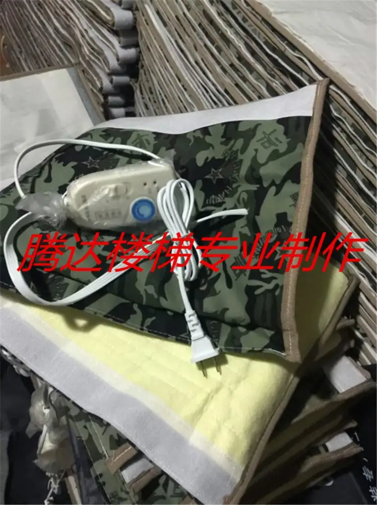 Staircase handrail guardrail heating blanket polymer heater installation of special tools |