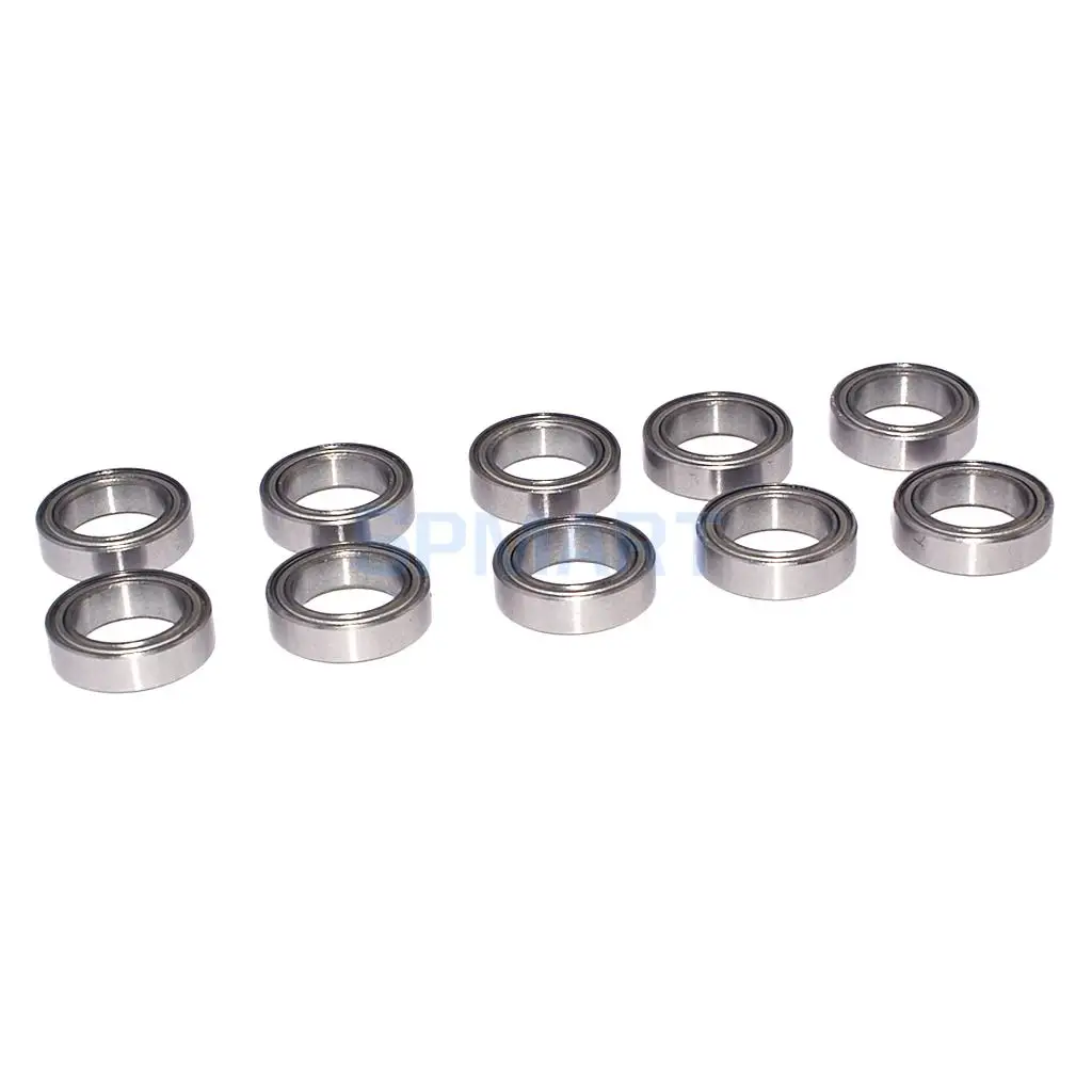 10Pcs 15x10x4mm Rolling Bearings for 1/10 RC Car Buggy Truck HSP HPI Traxxas Hobao Wltoys JJRC FS LRP ZD Racing Savage